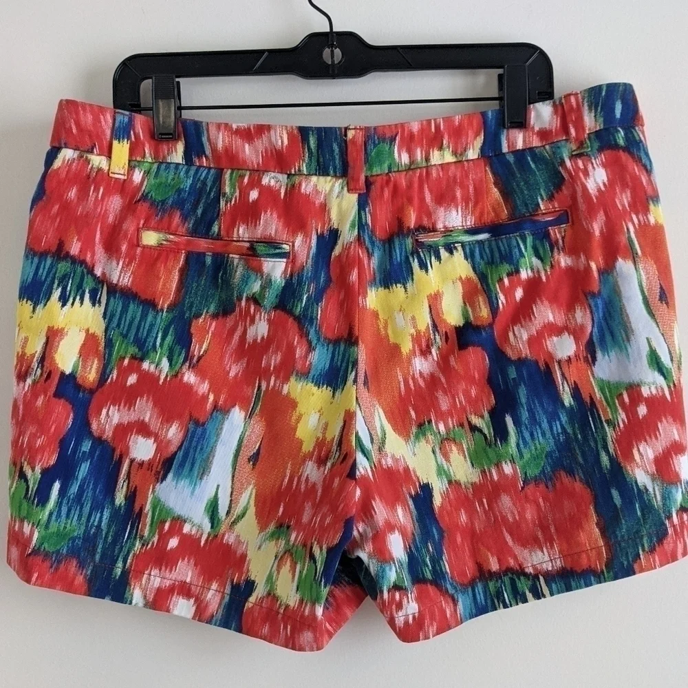 FUN Tie Dye Rainbow Ikat Shorts 14
